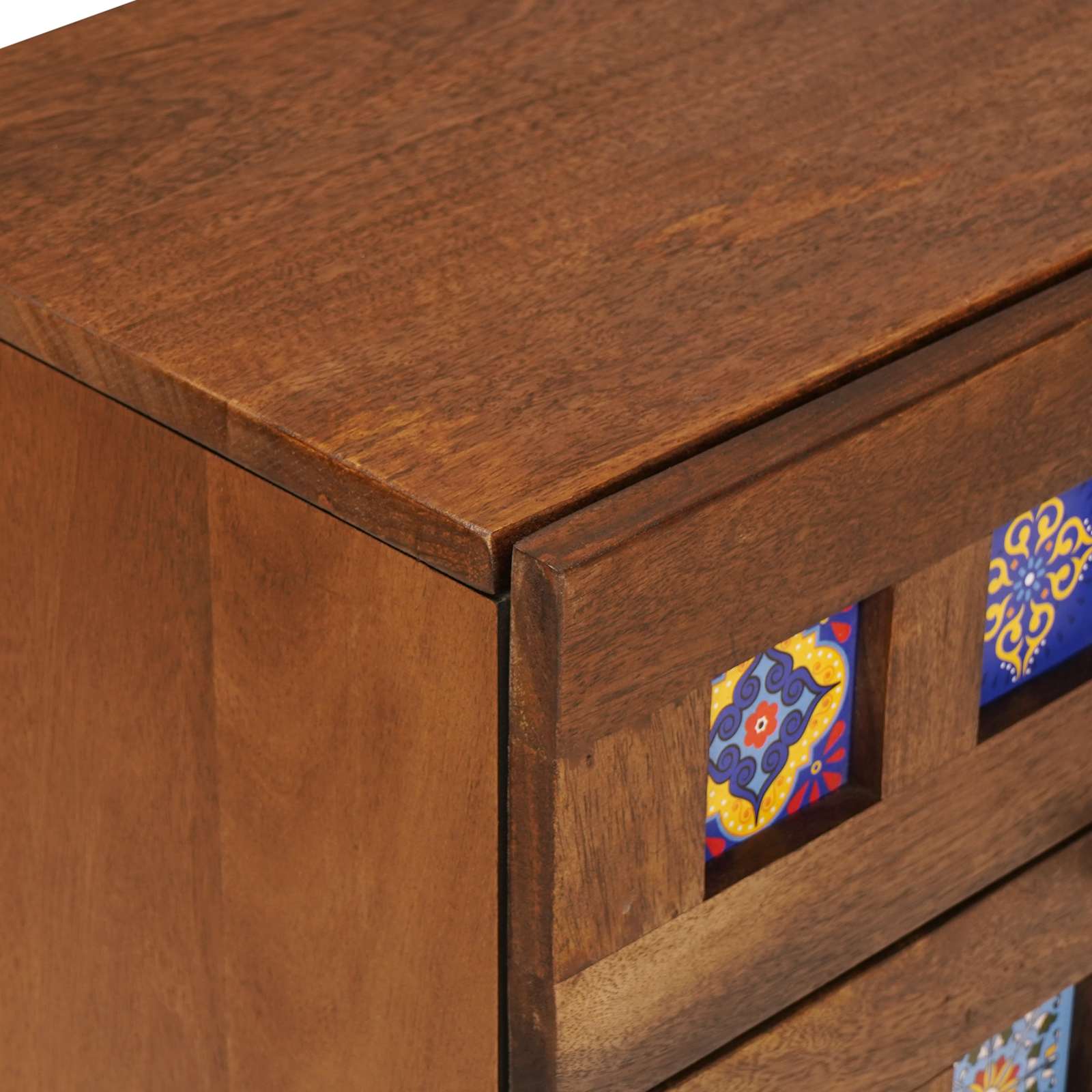 Credenza 2 pcs Noce 60 x 33,5 x 75 cm Legno di mango massello 3310088