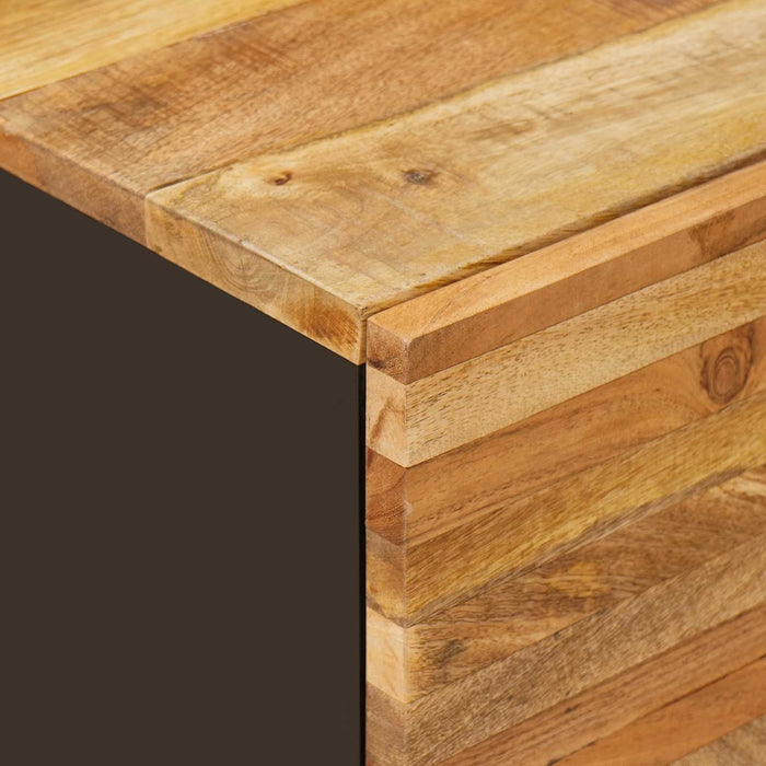 Set da Bagno con cassetto Naturale Legno di mango massello 3310104