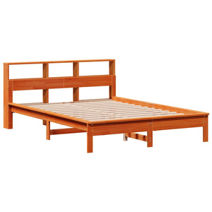 vidaXL Letto senza Materasso Marrone Cera 150x200 cm in Legno di Pino