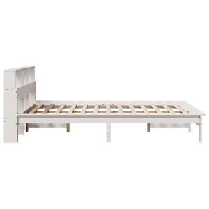 vidaXL Letto senza Materasso Bianco 140x190 cm Legno Massello di Pino