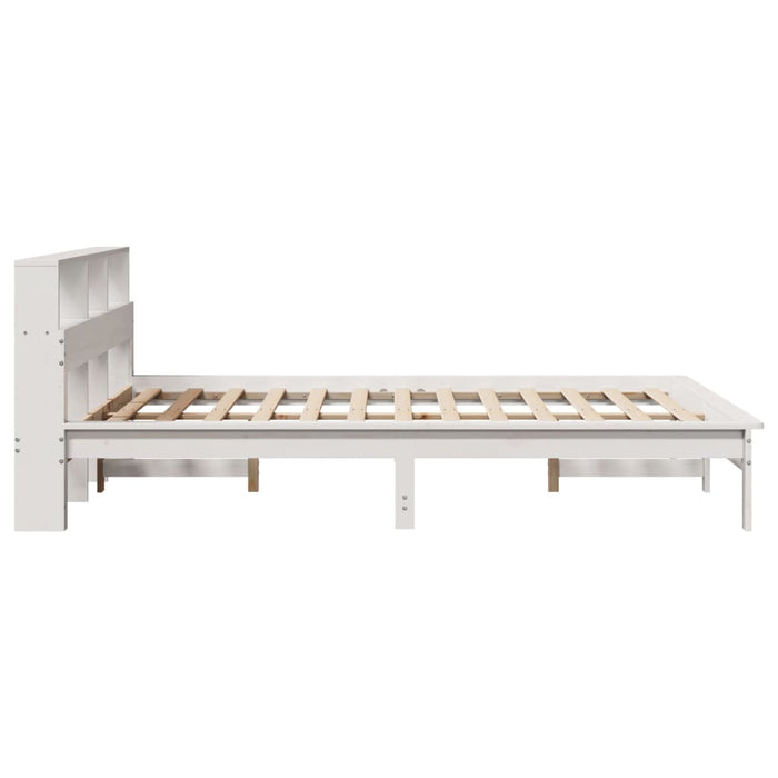 vidaXL Letto senza Materasso Bianco 140x190 cm Legno Massello di Pino