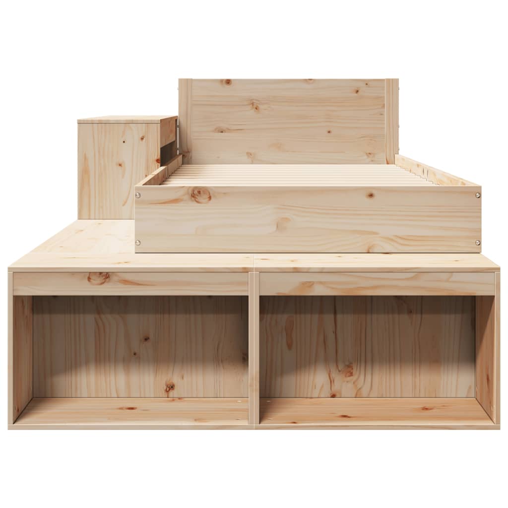 Giroletto senza Materasso 90x200 cm in Legno Massello di Pino 3309746