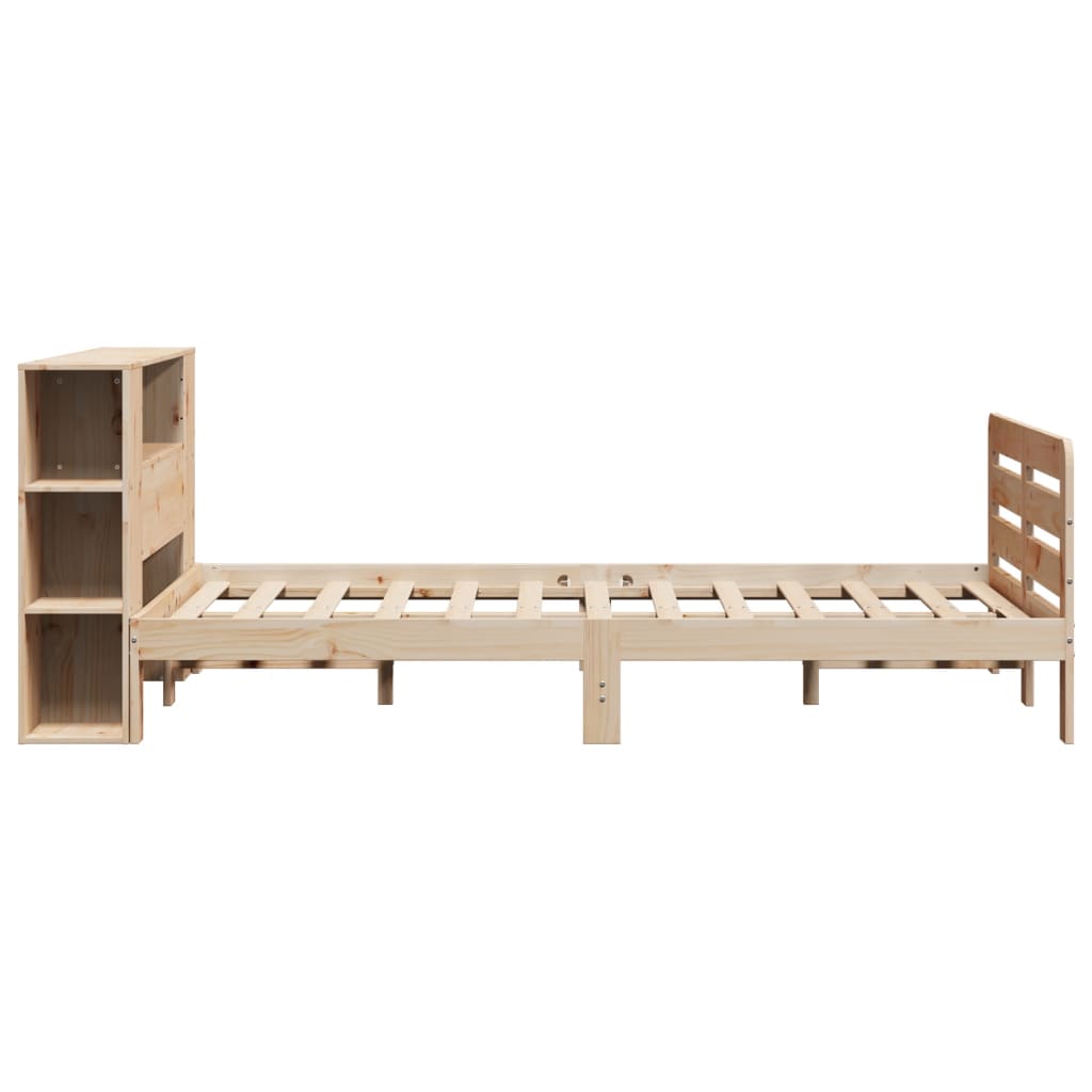 vidaXL Letto senza Materasso 135x190 cm in Legno Massello di Pino