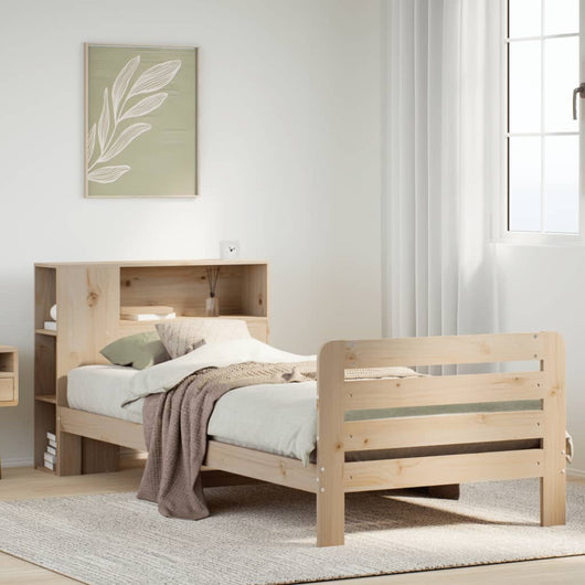 vidaXL Letto senza Materasso 75x190 cm in Legno Massello Pino