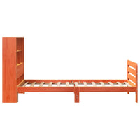 vidaXL Letto senza Materasso Marrone Cera 75x190 cm in Legno di Pino