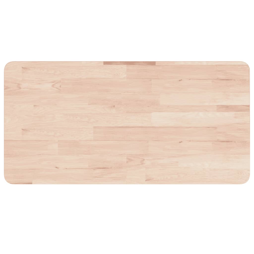 Banco Lavoro 100x60x83 cm Legno Massello Rovere Rettangolare 3309657