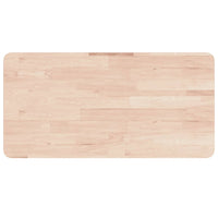 Banco Lavoro 100x60x83 cm Legno Massello Rovere Rettangolare