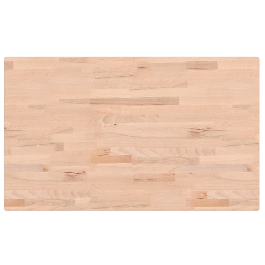 Banco Lavoro 100x60x81,5 cm Legno Massello Faggio Rettangolare
