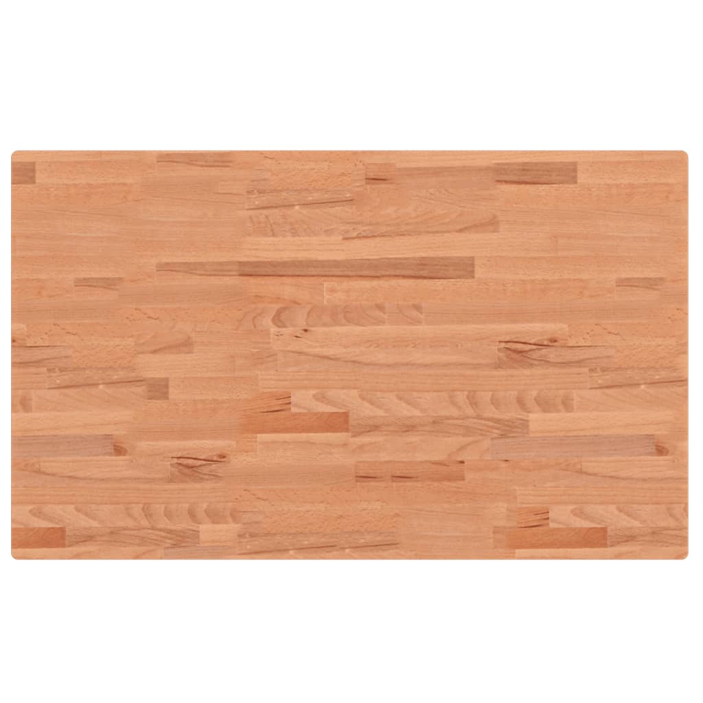 Banco Lavoro 100x60x81,5 cm Legno Massello Faggio Rettangolare