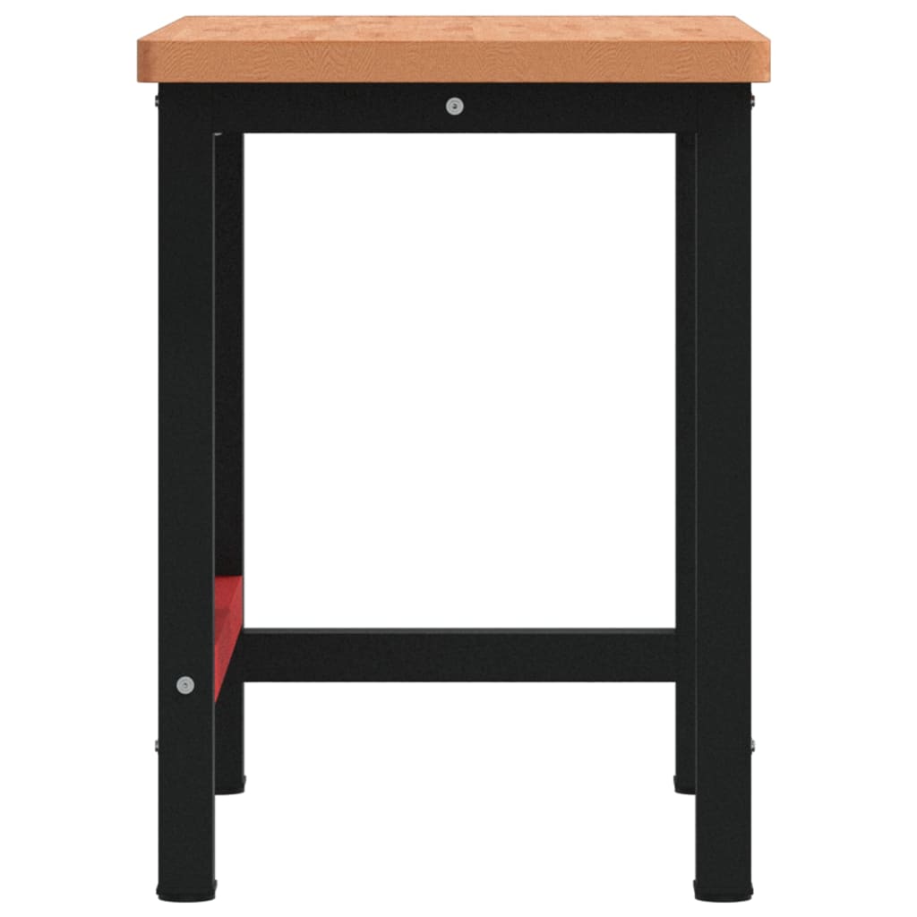 Banco Lavoro 100x60x83 cm Legno Massello Faggio Rettangolare