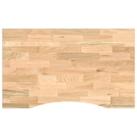 vidaXL Banco Lavoro 100x60x81,5 cm Legno Massello Rovere