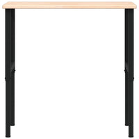 Banco da Lavoro 100x60x(71,5-98) cm Legno Rovere Rettangolare 3309678