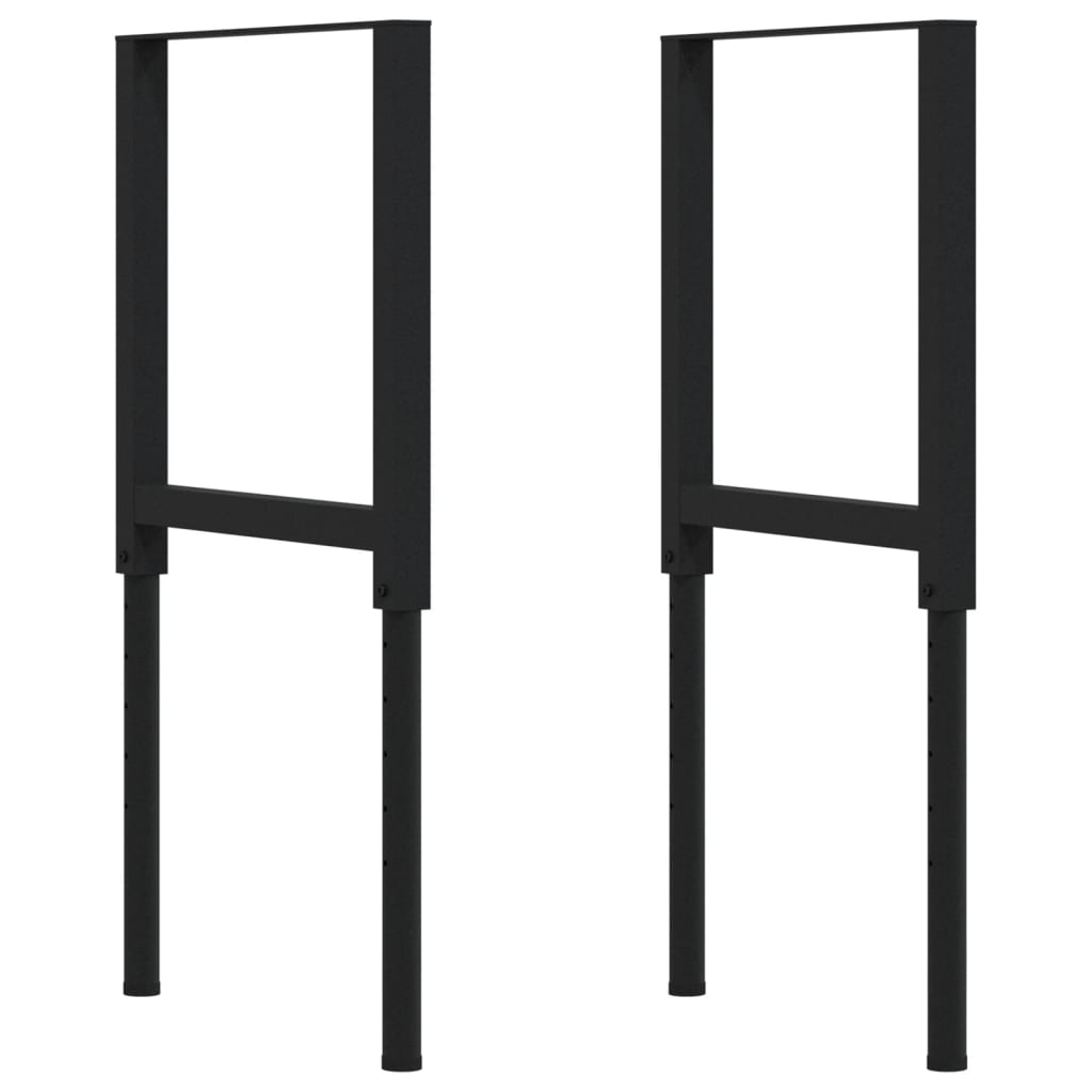 vidaXL Banco da Lavoro 100x60x(71,5-98) cm Legno Rovere Rettangolare