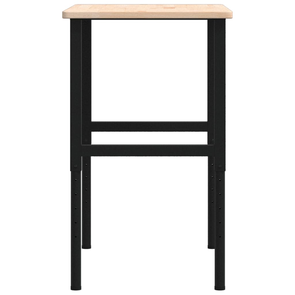 Banco da Lavoro 100x60x(71,5-98) cm Legno Rovere Rettangolare 3309678