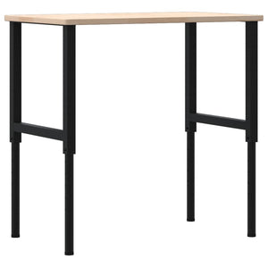 Banco da Lavoro 100x60x(71,5-98) cm Legno Rovere Rettangolare 3309678