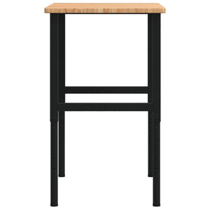 Banco Lavoro Marrone Chiaro 100x60x(71,5-98cm Legno di Rovere 3309680