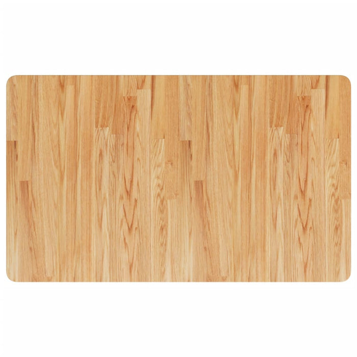 Banco Lavoro Marrone Chiaro 100x60x(71,5-98cm Legno di Rovere 3309680
