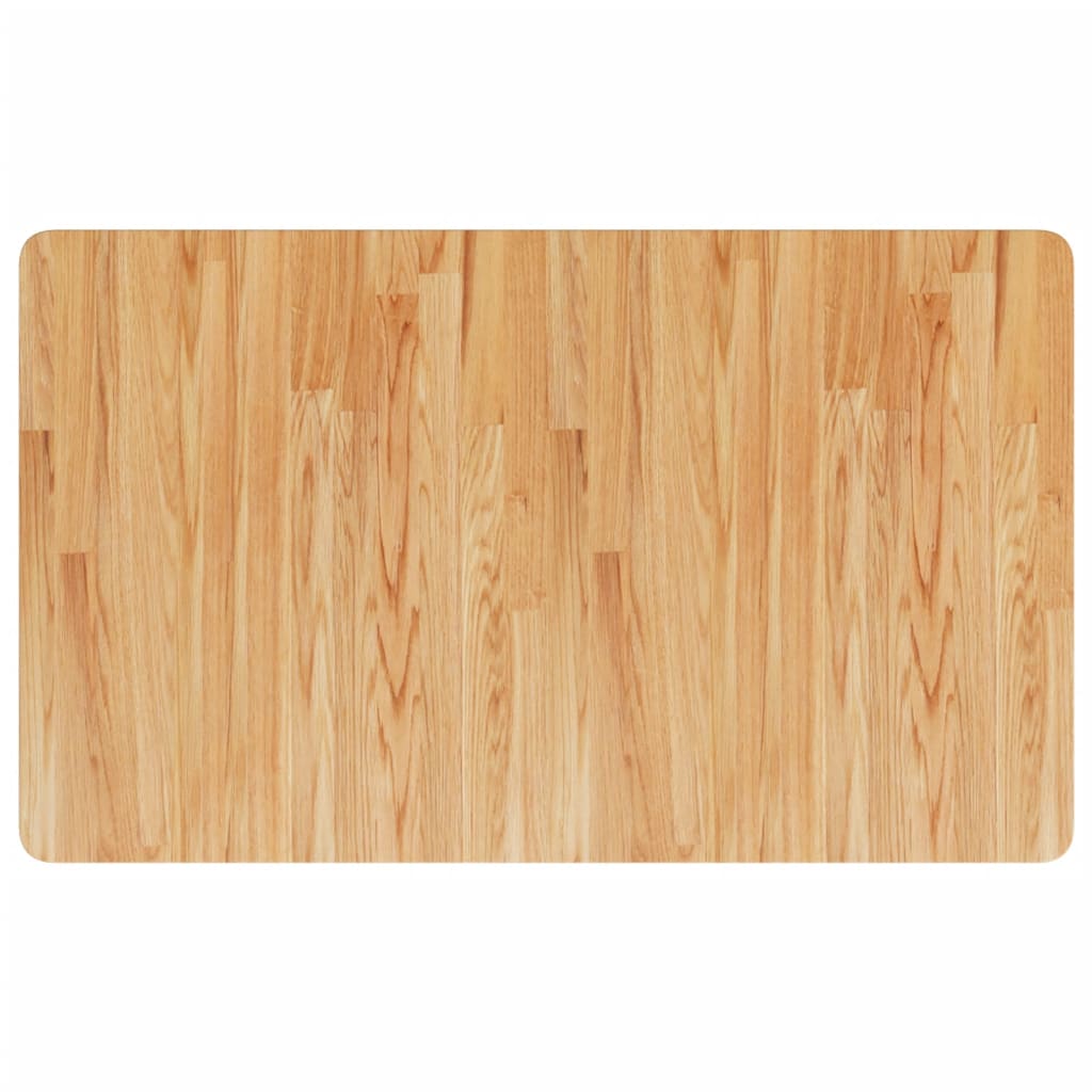 Banco Lavoro Marrone Chiaro 100x60x(71,5-98cm Legno di Rovere 3309680