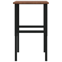 Banco Lavoro Marrone Scuro 100x60x(71,5-98) cm Legno di Rovere