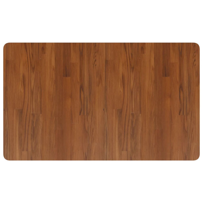 Banco Lavoro Marrone Scuro 100x60x(71,5-98) cm Legno di Rovere