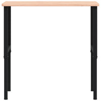 Banco da Lavoro 100x60x(71,5-98) cm Legno Faggio Rettangolare 3309682