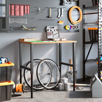 Banco da Lavoro 100x60x(71,5-98) cm Legno Faggio Rettangolare 3309684