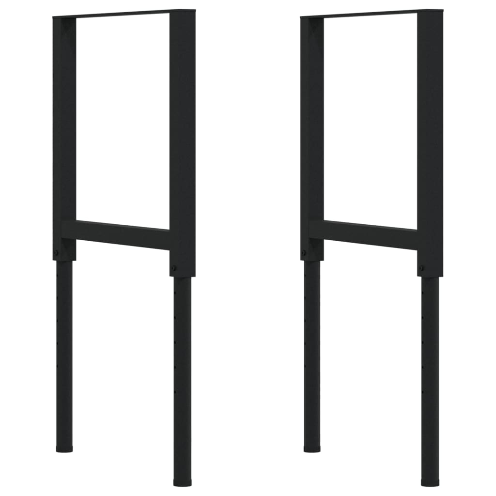 vidaXL Banco Lavoro 100x60x(73-99,5) cm Legno di Acacia Rettangolare