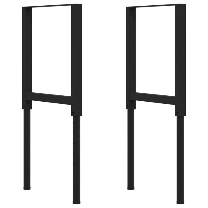 vidaXL Banco Lavoro 80x60x(73-99,5) cm Legno di Acacia Rettangolare