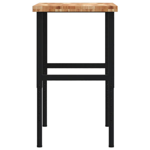 Banco Lavoro 100x60x(73-99,5) cm Legno di Acacia Rettangolare 3309693