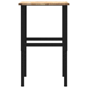 Banco da Lavoro 80x60x(71,5-98) cm Legno Massello Rovere 3309694
