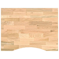 Banco da Lavoro 80x60x(71,5-98) cm Legno Massello Rovere 3309694