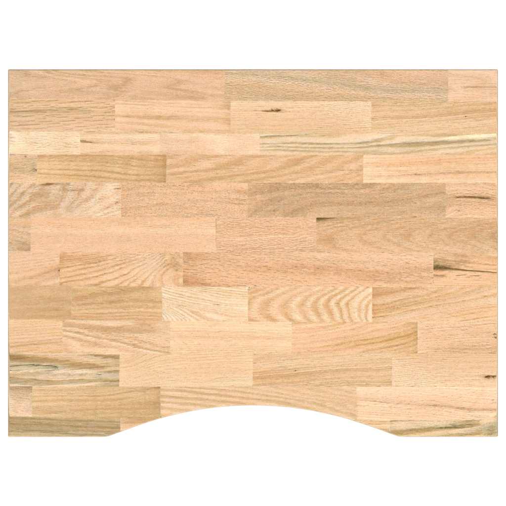 Banco da Lavoro 80x60x(71,5-98) cm Legno Massello Rovere 3309694