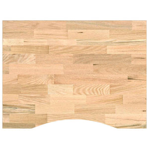 Banco da Lavoro 80x60x(71,5-98) cm Legno Massello Rovere 3309694