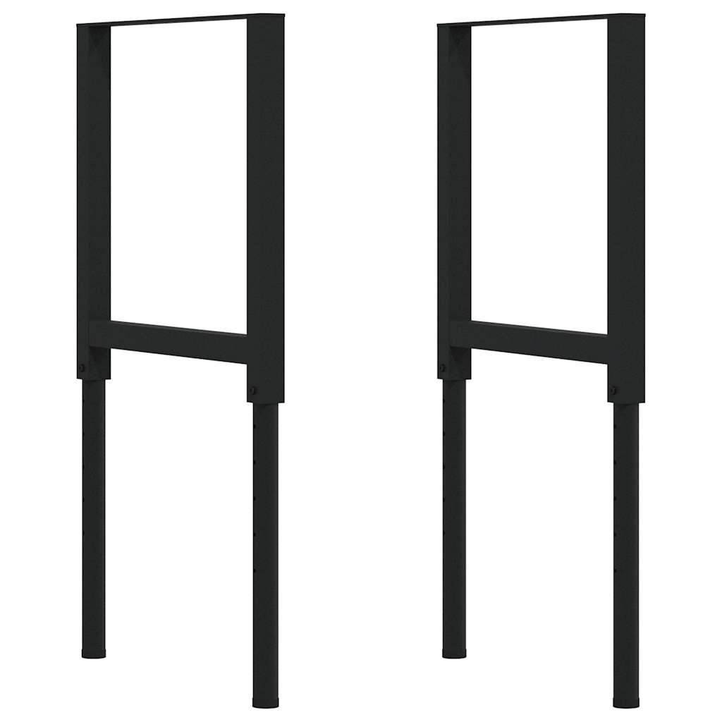 Banco da Lavoro 100x60x(71,5-98) cm Legno Massello Rovere