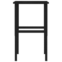 Banco Lavoro Marrone Scuro 80x60x(71,5-98) cm Legno di Rovere 3309698