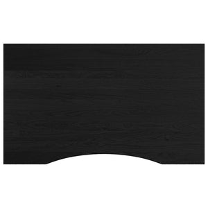 Banco Lavoro Marrone Scuro 100x60x(71,5-98) cm Legno di Rovere 3309699
