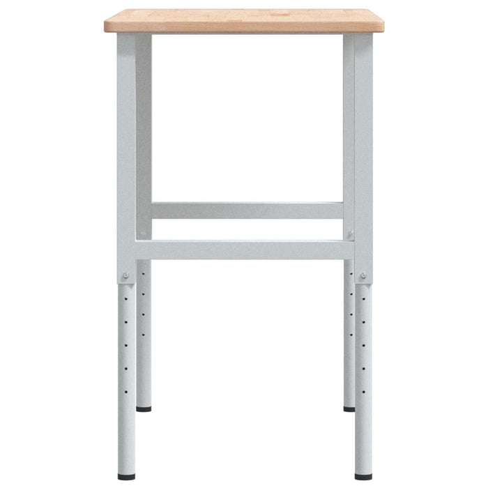 Banco da Lavoro 100x60x(71,5-98) cm Legno Rovere Rettangolare 3309700