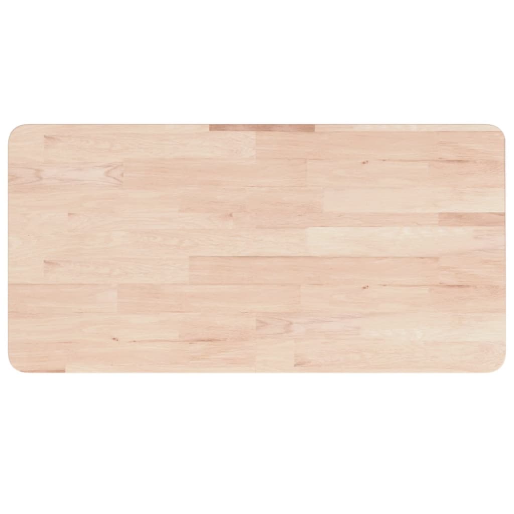 Banco Lavoro 100x60x(73-99,5) cm Legno di Rovere Rettangolare 3309701