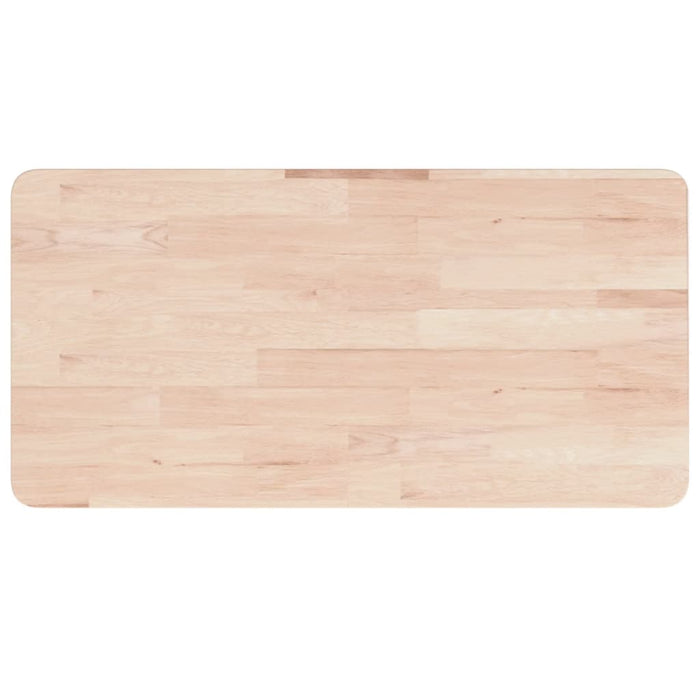 Banco Lavoro 100x60x(73-99,5) cm Legno di Rovere Rettangolare 3309701