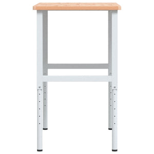 Banco da Lavoro 100x60x(71,5-98) cm Legno Faggio Rettangolare 3309704