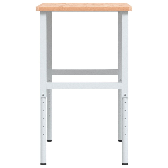 Banco da Lavoro 100x60x(71,5-98) cm Legno Faggio Rettangolare