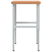 Banco Lavoro 100x60x(73-99,5) cm Legno di Faggio Rettangolare 3309707