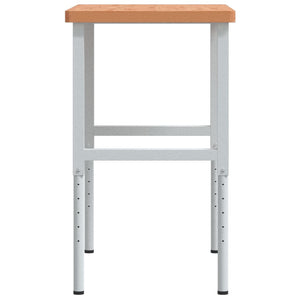Banco Lavoro 100x60x(73-99,5) cm Legno di Faggio Rettangolare