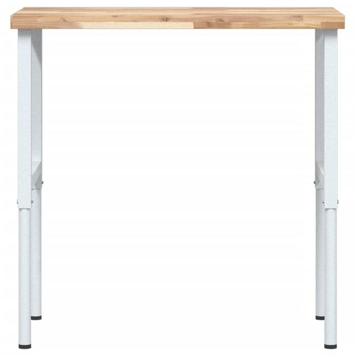 Banco Lavoro 100x60x(73-99,5) cm Legno di Acacia Rettangolare