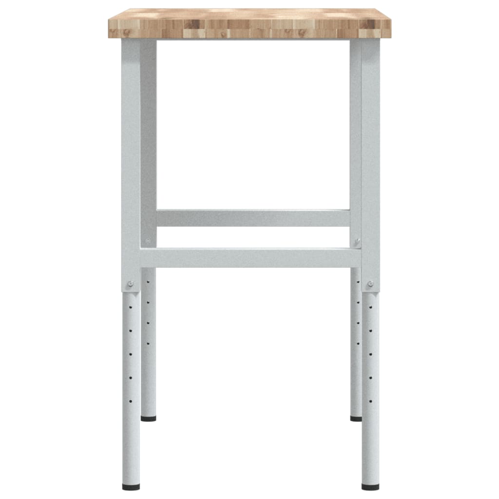 Banco Lavoro 100x60x(73-99,5) cm Legno di Acacia Rettangolare