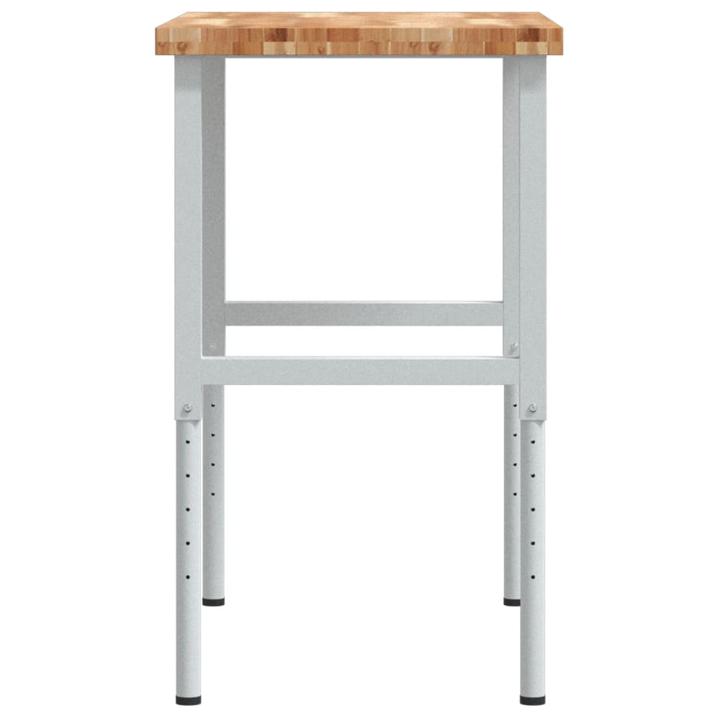 Banco Lavoro 100x60x(73-99,5) cm Legno di Acacia Rettangolare 3309715