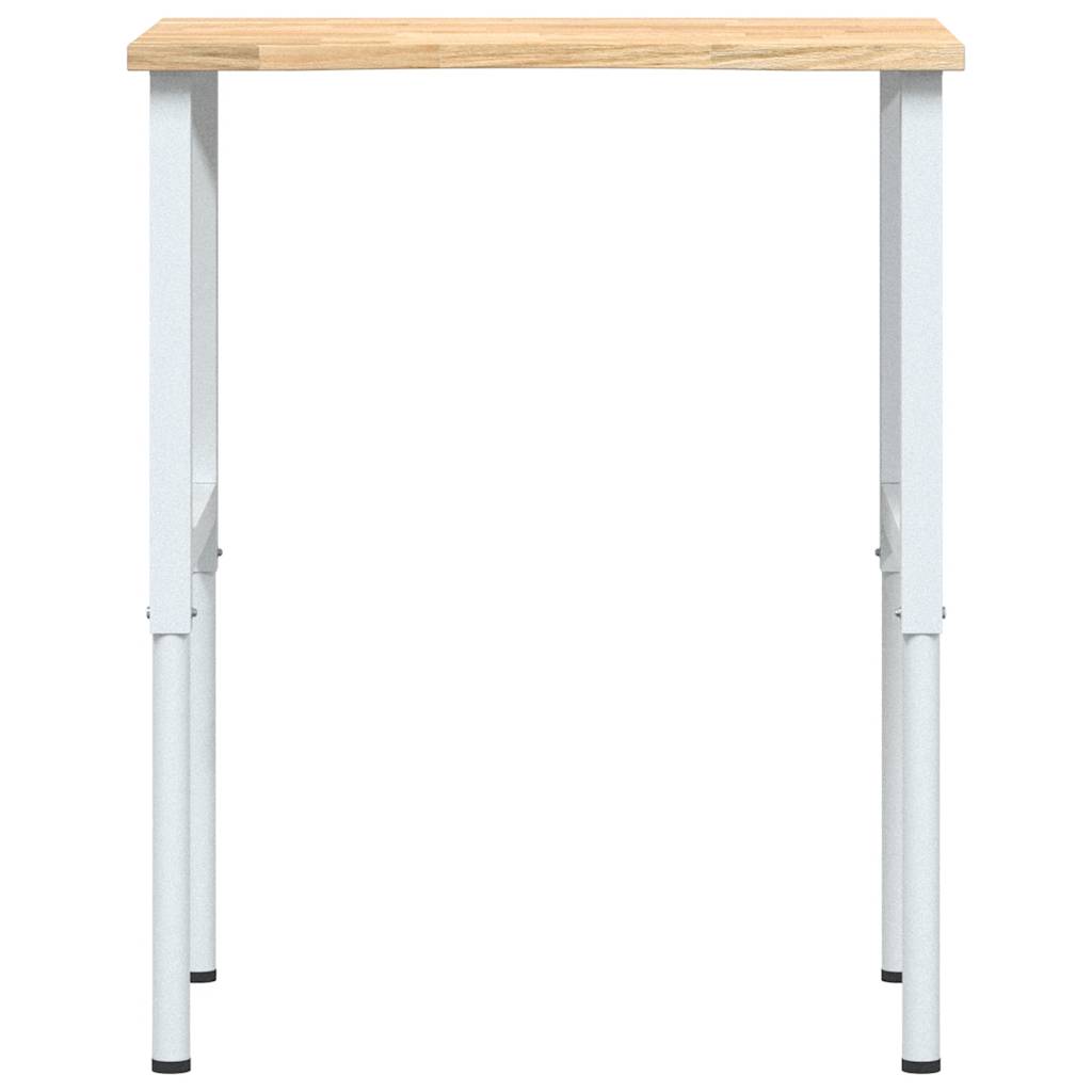 Banco da Lavoro 80x60x(71,5-98) cm Legno Massello Rovere 3309716