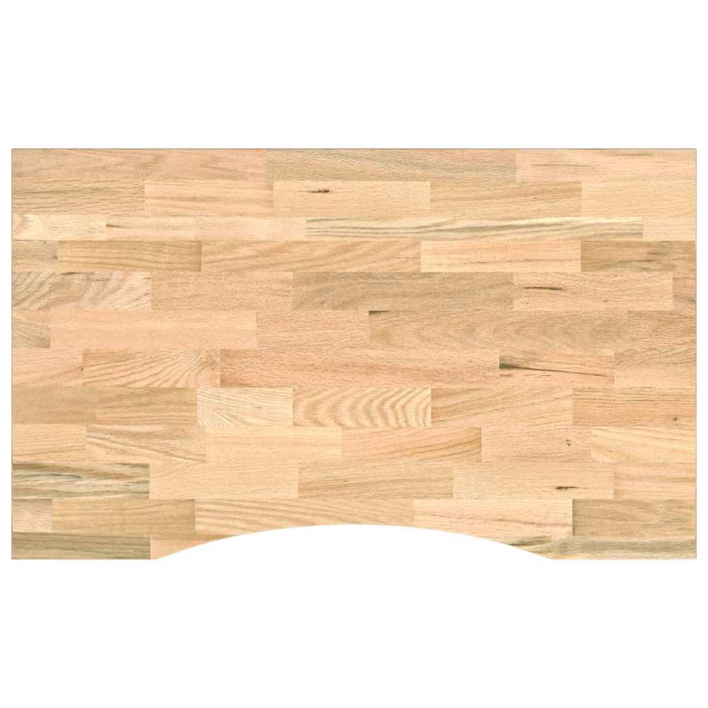 vidaXL Banco da Lavoro 100x60x(71,5-98) cm Legno Massello Rovere