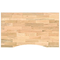 vidaXL Banco da Lavoro 100x60x(71,5-98) cm Legno Massello Rovere