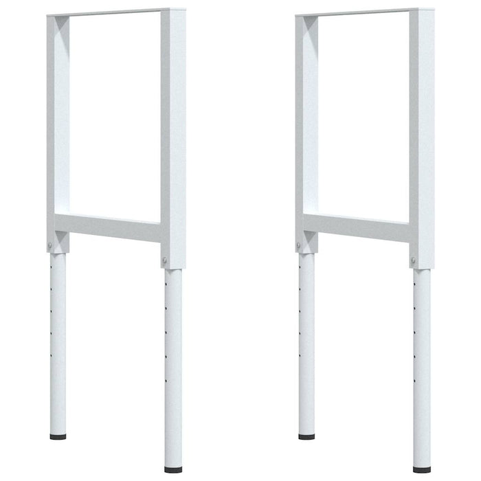 Banco Lavoro Marrone Scuro 80x60x(71,5-98) cm Legno di Rovere 3309720